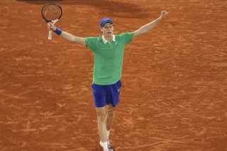 Jannik Sinner en finale à Roland-Garros KEYSTONE/AP/Aurelien Morissard